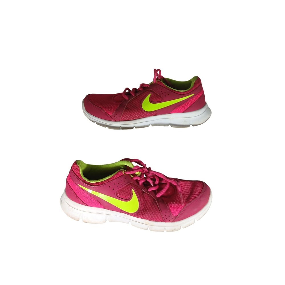 Nike Revolution 4 Pink Neon Running Shoes Youth Size 5Y‎ Kids Girls
